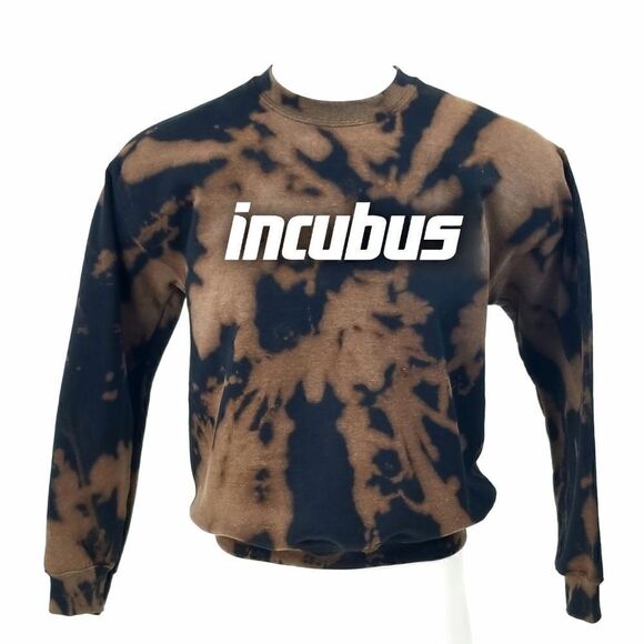 Gildan Other - INCUBUS Rock Band Acid Washed Pullover Crewneck Sweatshirt - y2k hip hop rap tee